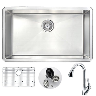 ANZZI VANGUARD Series KAZ3018-031 Kitchen Sink Kitchen Sink ANZZI
